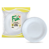 Fun® Paper White Plates Pack of 50
