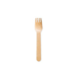 Fun® Wooden Cutlery Set Paper Wrap with Napkin [1set x 1pkt]