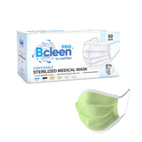 Sterile Medical Face Mask -Green [P: 50pcs]