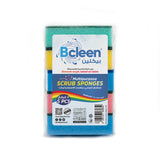 Bcleen® Anti Micorbial Combo Sponge 9.4x7x4.5cm [5pcsx1pkt]