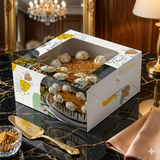 Fun® Square Cardboard Cake Box w/ Window 30x30x12m - Sweet Bakes [P:1pc] - SB