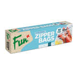 Fun® Indispensable Freezer Bags with Zip 30x40cm 15pcs