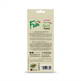 Fun® Bio'd Sky Blue Forks 6.8in [18pcs x 1pkt]