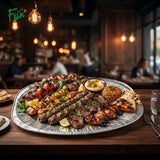 Fun® Aluminium Oval Platters 548x 359x24mm [1pc x 1pkt]