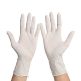 Fun® Disposable White Latex Gloves Pack of 100