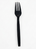 Black HD Cutlery Set (NAP+SBL+FBL+KBL+TP) [P:1pkt]
