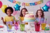 Fun® Plastic Violet Cups 8oz [25pcs x 1pkt]