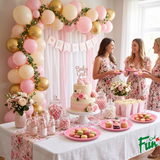 Fun® Bio'd Blush Pink Plates 26cm [10pcs x 1pkt]