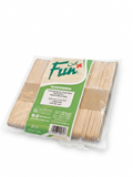 Fun® Wooden Ice Cream Stick 93x9.5x2mm - Small [P:50pcsx1pkt]