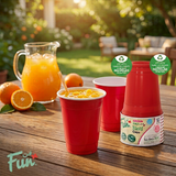 Fun® Bio'd PP Ruby Red Cup 12oz [10pcs x 1pkt]