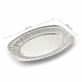 Fun® Aluminium Platter - Oval 430x286x25Mm [P:5pcsx1pkt]