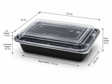 Fun® Rectangular Multipurpose Container w/ Lid - 32oz [P:5pcsx1pkt]