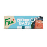 Fun® Biodegradable Freezer Bags w/ Zip 27x28cm [P:25pcsx1pkt]