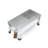 Baya Nar® Silver BBQ Grill W/h Stand 48cm [P:1pc]