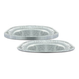 Fun® Aluminium Oval Platters 351x243x21mm [5pcs x 1pkt]