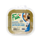 Fun® Square Air Fryer Paper Liners 16x16x4.5cm [P:120pcsx1pkt]