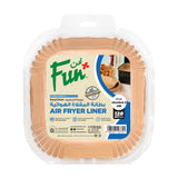 Fun® Square Air Fryer Paper Liners 20x20x4.5cm [P:120pcsx1pkt]