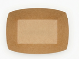 Fun® Kraft  Snack Tray - 132x86x51mm [P:5pcsx1pkt]