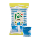 Fun® Paper Single Wall Blue Skies Cups 6.5oz [50pcs x 1pkt]