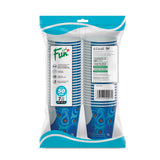 Fun® Paper Single Wall Printed Cups 7oz with Handleq [50pcs x 1pkt]