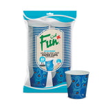 Fun® Paper Single Wall Printed Cups 7oz with Handleq [50pcs x 1pkt]