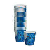 Fun® Paper Single Wall Printed Cups 7oz with Handleq [50pcs x 1pkt]