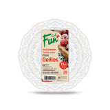 Fun® Paper White Round Doilies 7.5in [250pcs x 1pkt]