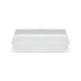 Fun® Plastic Clear Rectangular Containers with Lids 1Kg [5pcs x 1pkt]