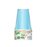 Fun® Colors Bio`d Cups 12 oz - Ice Blue   [P:10pcs x 1pkts]