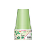 Fun® Colors Bio`d Cups 12 oz -  Mint Green  [P:10pcs x 1pkts]