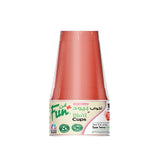 Fun® Colors Bio`d Cups 12 oz - Ruby Red [P:10pcs x 1pkt]