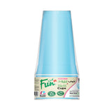 Fun® Colors Bio`d Cups 20 oz - Ice Blue   [P:10pcs x 1pkts]