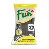 Fun® Heavy-Duty Plastic Knife Black [P:25pcsx1pkt]