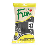 Fun® Heavy-Duty Plastic Spoon Black [P:25pcsx1pkt]