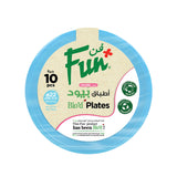 Fun® Colors Bio`d Plates 22cm - Ice Blue   [P:10pcs x 1pkts]