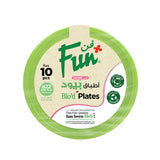 Fun® Colors Bio`d Plates 22cm -  Mint Green  [P:10pcs x 1pkts]