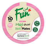 Fun® Colors Bio`d Plates 26cm - Blush Pink  [P:10pcs x 1pkts]