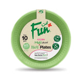 Fun® Bio'd Kiwi Green Plates 26cm [10pcs x 1pkt]