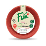 Fun® Bio'd Ruby Red Plates 26cm [10pcs x 1pkt]