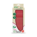 Fun® Bio'd Ruby Red Spoons 6.5in [18pcs x 1pkt]