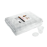 Fun® Verrine Crystal Rectangular Box 335x265x70mm w/20 Dish Cups  [P:20pcsx1set]