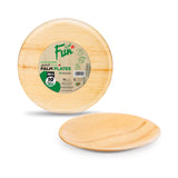 Fun® Palm Bio Leaf Round Plates Pack of 10
