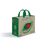 Green Track Durable Bag 60*50*25cm 80g+25g pp non-woven w/h Handle Large  [P:1pc]