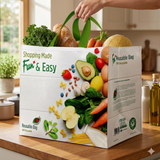 Green Track Reusable Bag 60*50*25cm 80g+25g pp non-woven with Handle Large (Pack of 1)