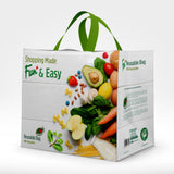 Green Track Reusable Bag 60*50*25cm 80g+25g pp non-woven with Handle Large (Pack of 1)