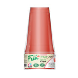 Fun® Colors Bio`d Cups 20 oz - Ruby Red [P:10pcs x 1pkt]