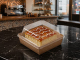 Fun® Kraft Square Sushi Box 105x105mm [P:5pcsx1pkt]