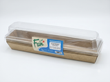 Fun® Kraft Rectangular Sushi Box 300x65mm [P:5pcsx1pkt]