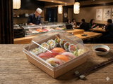 Fun® Kraft Square Sushi Box 105x105mm [P:5pcsx1pkt]