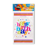 Fun® Its Cool Plastic Loot Bags 16*25cm 6pcs Happy Birthday